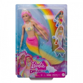 Vergroot Mattel Barbie Dreamtopia Regenboogmagie - Zeemeerminpop Mattel Barbie Dreamtopia Regenboogmagie - Zeemeerminpop