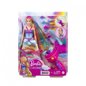 Vergroot Barbie Dreamtopia Twist 'n Style Doll and Accessories Barbie Dreamtopia Twist 'n Style Doll and Accessories