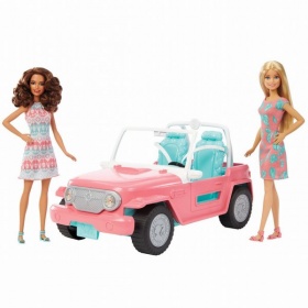 Vergroot Barbie met Voertuig Barbie met Voertuig