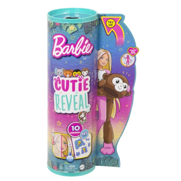 Barbie Cutie Reveal Jungle Series Aap