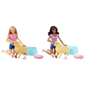 Vergroot Barbie Newborn Pups Pet And Pop Barbie Newborn Pups Pet And Pop