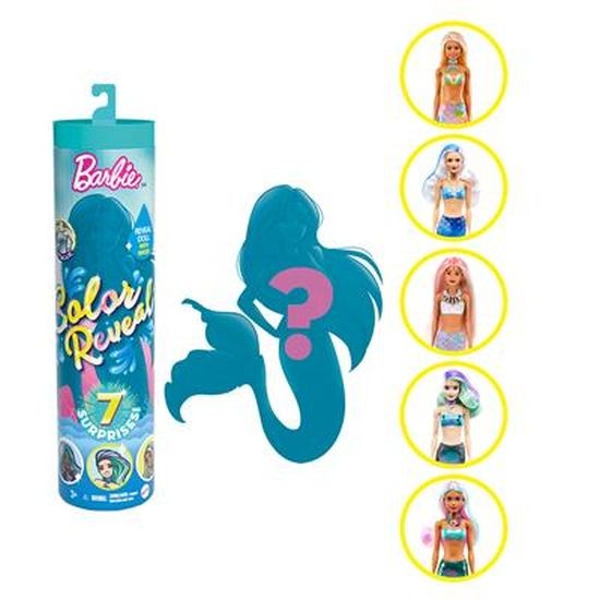 Color reveal sales mermaid barbie
