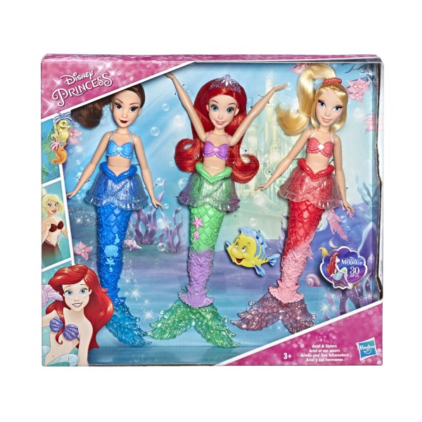 zoete smaak anders Centimeter Disney Princess Ariel En Zussen