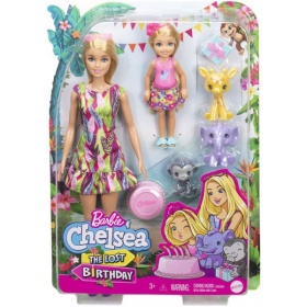Vergroot Barbie and Chelsea Birthday speelset Barbie and Chelsea Birthday speelset