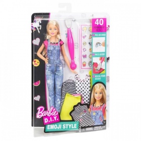 Vergroot Barbie Emoji Style Doll Barbie Emoji Style Doll