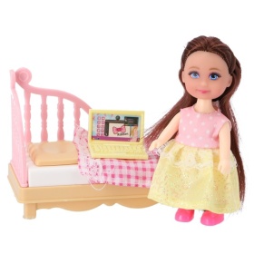 Vergroot Fleur Pop 11Cm Speelset Slaapkamer Fleur Pop 11Cm Speelset Slaapkamer