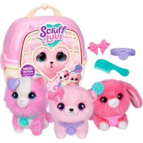 Vergroot Scruff A Luvs Knuffel Pet Single Roze Scruff A Luvs Knuffel Pet Single Roze