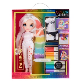 Vergroot Rainbow High Custom Modepop 1 (Blauwe Ogen) Rainbow High Custom Modepop 1 (Blauwe Ogen)