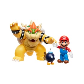 Vergroot Super Mario figuren Mario vs Bowser 6,5cm Super Mario figuren Mario vs Bowser 6,5cm