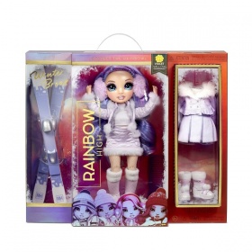 Vergroot Rainbow high fashion winter break doll violet willow Rainbow high fashion winter break doll violet willow