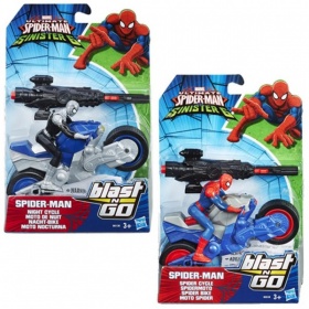 Vergroot Spiderman Speelfiguur Blast 'n' Go Racers Spiderman Speelfiguur Blast 'n' Go Racers