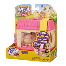 Vergroot Mini Mama Surprise Mini Konijn Rose Little Live Pets Mini Mama Surprise Mini Konijn Rose Little Live Pets