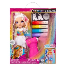 Vergroot Rainbow High Air Brush & Create Fashion Doll Purple Eyes Rainbow High Air Brush & Create Fashion Doll Purple Eyes