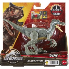 Vergroot Jurassic World Epic Attack Velociraptor Jurassic World Epic Attack Velociraptor