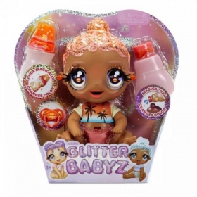Vergroot Glitter Babyz Solana Sunburst Coral Pink Glitter Babyz Solana Sunburst Coral Pink