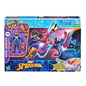 Vergroot Spiderman Bend N Flex Space Mission Flex Jet Spiderman Bend N Flex Space Mission Flex Jet