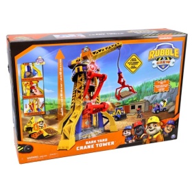 Vergroot Rubble & Crew Bark Yard Crane Tower Rubble & Crew Bark Yard Crane Tower