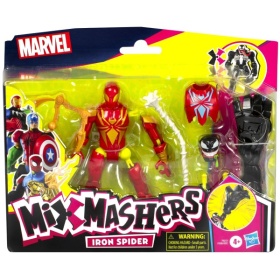 Vergroot Mixmashers Spiderman Iron Spider Figuur Deluxe Mixmashers Spiderman Iron Spider Figuur Deluxe