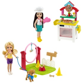 Vergroot Barbie Chelsea Speelset Hondentrainer Of Pizzabaker Barbie Chelsea Speelset Hondentrainer Of Pizzabaker