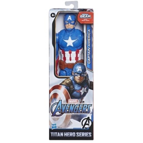 Vergroot Marvel Avengers Titan Hero Captain America 30Cm Marvel Avengers Titan Hero Captain America 30Cm