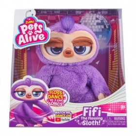 Vergroot Zuru pets alive dansende luiaard fifi Zuru pets alive dansende luiaard fifi