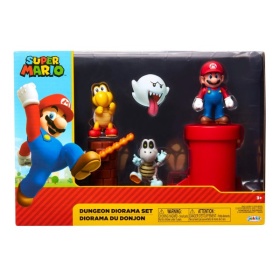 Vergroot Super Mario Dungeon diorama actieset 6,5cm Super Mario Dungeon diorama actieset 6,5cm