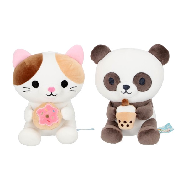 Pluchiez Pluche Dier Met Eten 19 Cm afbeelding