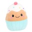 Pluchiez Pluche Handtasje Regenboog / Cupcake