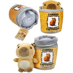 Vergroot Pluche Capybara 16,5cm In Pluche Blik 13x18cm Pluche Capybara 16,5cm In Pluche Blik 13x18cm