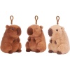 Pluche Capybara Bag Clip 12 Cm