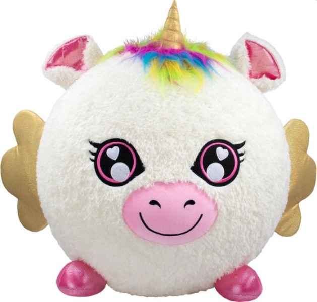 Biggies Unicorn wit Opblaasbare pluchen Knuffel