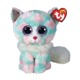 Vergroot Ty Beanie Boo Opal Pastel Cat 24Cm Ty Beanie Boo Opal Pastel Cat 24Cm