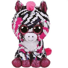 Vergroot TY Flippables zoe the zebra 15cm TY Flippables zoe the zebra 15cm