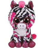 TY Flippables zoe the zebra 15cm