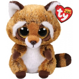 Vergroot Ty Beanie Rusty Wasbeer 15cm Ty Beanie Rusty Wasbeer 15cm