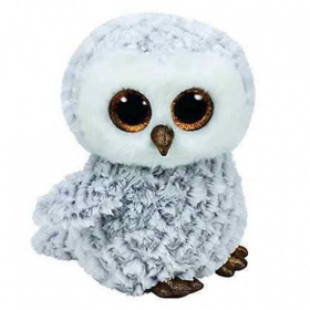 Vergroot TY Beanie Witte Uil Owlette 24 Cm TY Beanie Witte Uil Owlette 24 Cm