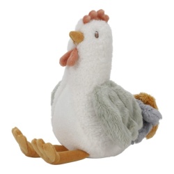Vergroot de afbeelding Little Farm Knuffel Kip 17cm
