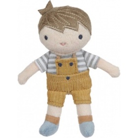 Vergroot Little Dutch Knuffelpop Jim 10cm Little Dutch Knuffelpop Jim 10cm