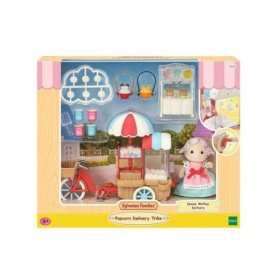 Vergroot 5653 Sylvanian Families Popcorn Deliery Trike 5653 Sylvanian Families Popcorn Deliery Trike