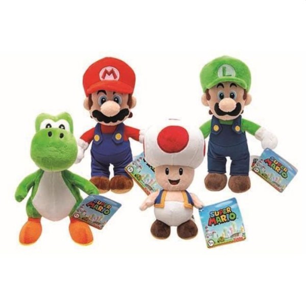 Super Mario Plush Figures All Stars 20 cm Assortment (12)