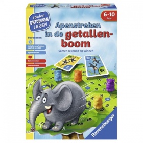 Vergroot Spel Apenstreken in de getallenboom Spel Apenstreken in de getallenboom