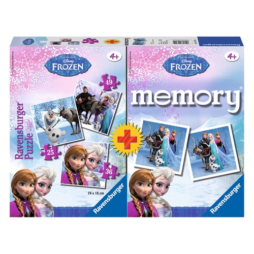 Ravensburger spel Memory + puzzel Frozen
