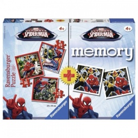 Vergroot Ravensburger Spel Memory & Puzzel Spiderman Ravensburger Spel Memory & Puzzel Spiderman