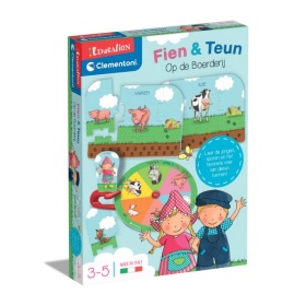 Vergroot Clementoni Fien En Teun Op De Boerderij Clementoni Fien En Teun Op De Boerderij