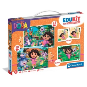 Clementoni Spel Edukit 4 In 1 Dora The Explorer