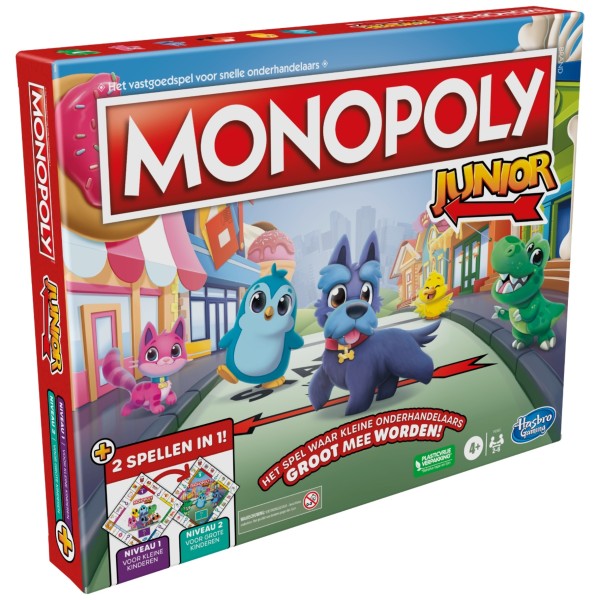 Hasbro Monopoly Junior 2-in-1