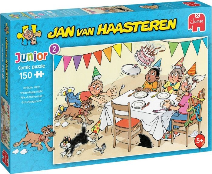 Jumbo Puzzel Jan Van Haasteren Junior 2 150 Stukjes Verjaardagspartij