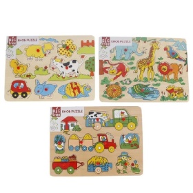 Vergroot Puzzelplankje Houtje 30x22 cm Puzzelplankje Houtje 30x22 cm