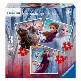 Vergroot Ravensburger Puzzel Frozen 2 2in1 (25, 36, 49) Ravensburger Puzzel Frozen 2 2in1 (25, 36, 49)