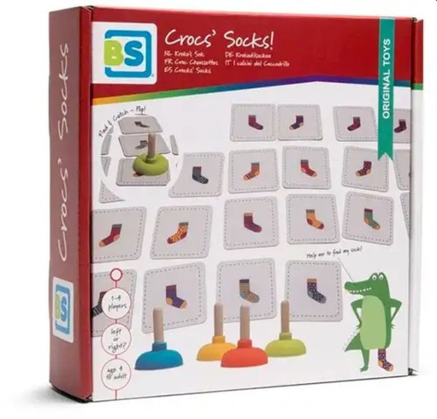 BS Toys kinderspel Crocs' Socks! 52 delig